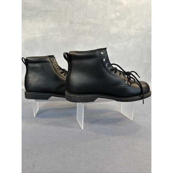 Shoes for Crews Slip Resistant Men's Lace-Up Work Boots Size 13W - Picture 7 of 10